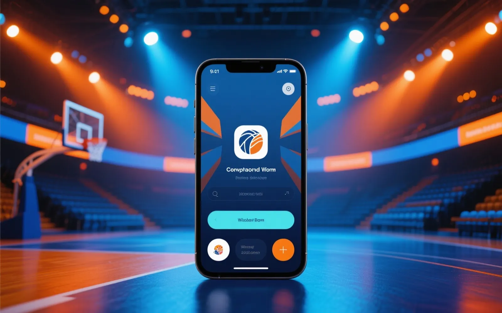 CBA明星 App视觉展示